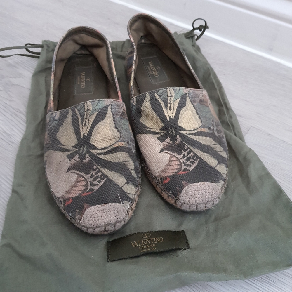 Valentino Printed Espadrilles